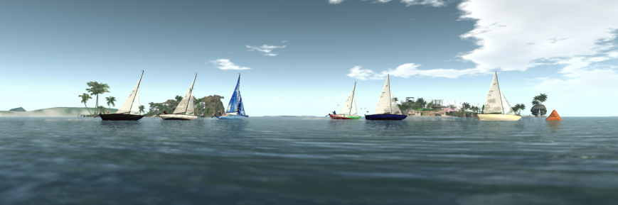 The fleet gets underway on the North Sea Eden Puzzle 01 course, during the North Sea Bandit IF Regatta, on Saturday, April 23rd, 2022.